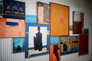 Jerzy Nowosielski, (1923-2011), Schwarzer Schwimmer, 2012