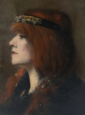 Joseph Saint-Germier (1860-1925), Sarah Bernhardt, 1880.