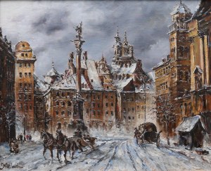 Künstler unerkannt, Schlossplatz, Warschau