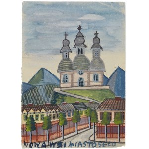 Nikifor Krynicki (1895-1968), Veduta della chiesa,