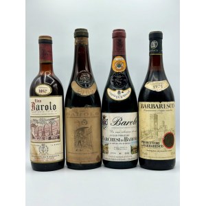 Piedmont Selection, Barolo - Barbaresco, 1962-1967-1974-1975, Piedmont Selection, Barolo - Barbaresco, 1962-1967-1974-1975