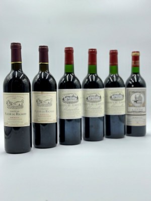 Bordeaux Auswahl, Château Fleur de Rigaud, Château Lafite Marcellin, Lafon, 1997-1998-1999, Bordeaux Auswahl, Château Fleur de Rigaud, Château Lafite Marcellin, Lafon, 1997-1998-1999