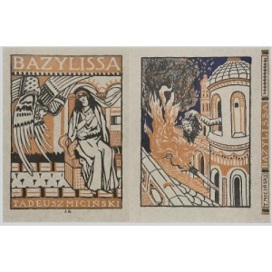 Jan BUKOWSKI (1873-1943), Bazylissa komplet 2 sztuki, 1909