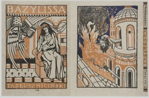 Jan BUKOWSKI (1873-1943), Bazylissa komplet 2 sztuki, 1909