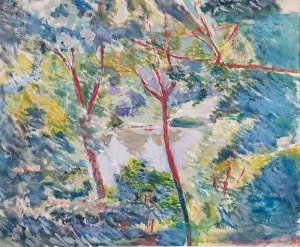 Hanna RUDZKA-CYBISOWA (1897-1988), Pejzaż z rzeką Horyń, 1938