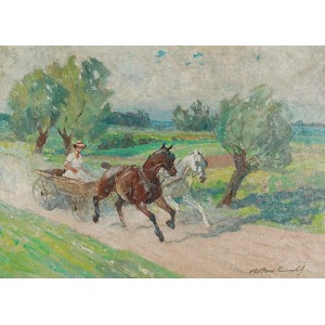 Roman BREITENWALD (1911-1985), Spring ride, circa 1970.