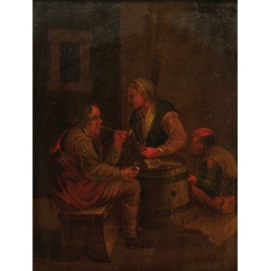 Malarz nieokreślony (XVIII w.), W wiejskiej izbie