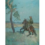 Roman BREITENWALD (1911-1985), Patrol ułana z korpusu Ochrony Pogranicza