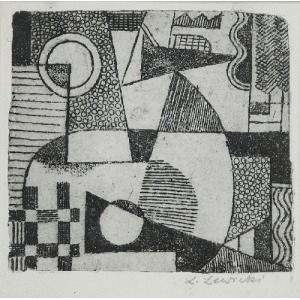 Leopold LEWICKI (1906-1973), Kompozycja geometryczna