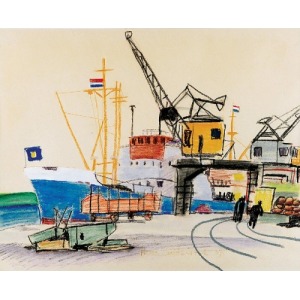 Hans VANDERSTOK, XX w., Port, 1957