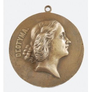 Medalion „Deotyma”[Jadwiga Łuszczewska - poetka i pisarka, 1834-1908]