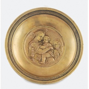 Medalion - „Madonna della sedia” (wg Rafaela Santi)