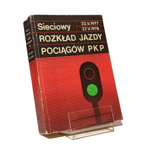 SIECIOWY ROZKŁAD JAZDY POCIĄGÓW PKP 22.V.1977 - 27.V.1978 + MAPA