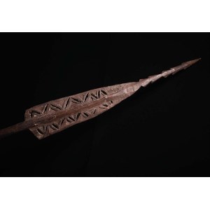 Włócznia ludu Asmatów, Papua Nowa Gwinea, Indonezja