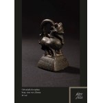 Opium lion weights, Burma