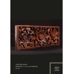 Decorative panel made of rosewood, Indonesia