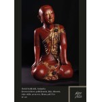 Monk disciple of Buddha Sariputra / Sariputta / Śāriputr, mid-20th century, Burma.
