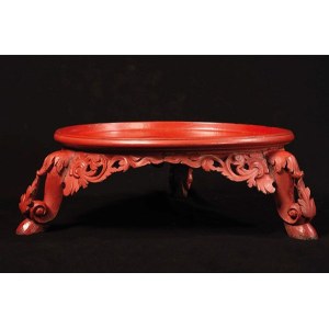 Carved table, early 20th century, Burma