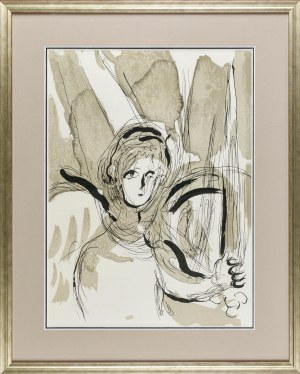 Marc CHAGALL (1887 - 1985), Ange à l'épée, 1956