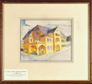 Stanislaw KAMOCKI (1875-1944), Ein Haus in der Stadt - eine Studie zur Perspektive, um 1898