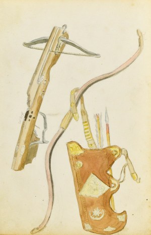 Antoni KOZAKIEWICZ (1841-1929), Crossbow and bow
