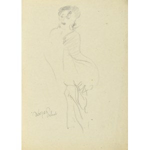 Kasper POCHWALSKI (1899-1971), La figure de femme, 1958