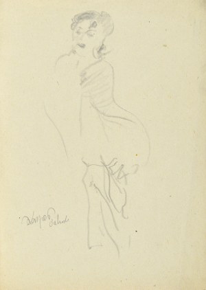 Kasper POCHWALSKI (1899-1971), La figure de femme, 1958