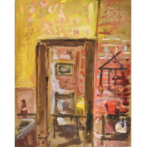 Zygmunt SCHRETER / SZRETER (1886-1977), Interno di un appartamento