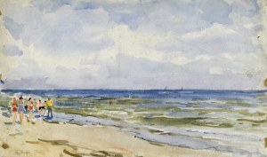 Władysław SERAFIN (1905-1988), Sur la plage