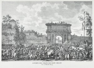 Carle VERNET (1758-1836), Entrée des Français à Milan, vers 1850