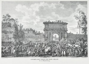 Carle VERNET (1758-1836), Wkroczenie Francuzów do Mediolanu, ok. 1850