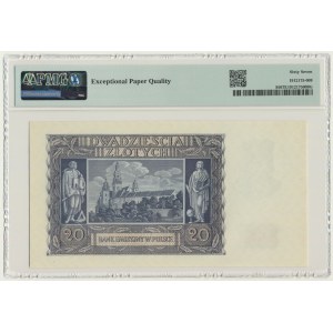 20 złotych 1940 - L - PMG 67 EPQ