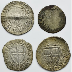 Lot, Teutonic Order, Kwartnik and Schilling (4 pcs.)