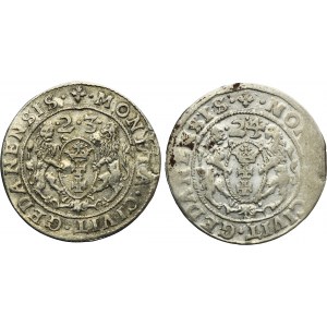 Lot, Sigismund III Vasa, 1/4 Thaler Danzig 1623-1624 (2 pcs.)