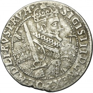 Sigismund III Vasa, 1/4 Thaler Bromberg 1623 - PRV M