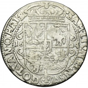 Sigismund III Vasa, 1/4 Thaler Bromberg 1624 - PRV M