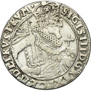 Sigismund III Vasa, 1/4 Thaler Bromberg 1624 - PRV M