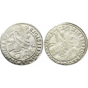Lot, Sigismund III Vasa, 1/4 Thaler Bromberg 1621-1622 (2 pcs.)