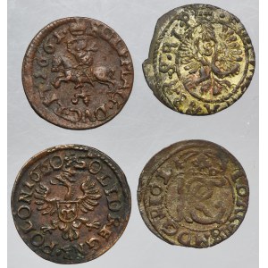 Lot, John II Casimir and Georg Wilhelm, Schilling (4 pcs.)