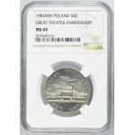 50 złotych 1983 150 Lat Teatru Wielkiego - NGC MS64