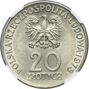 20 złotych 1978 Pierwszy Polak w kosmosie - NGC UNC DETAILS