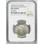20 złotych 1978 Pierwszy Polak w kosmosie - NGC UNC DETAILS