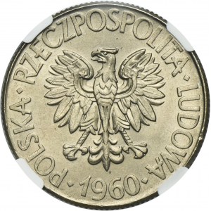 10 złotych 1960 Kościuszko - NGC MS64