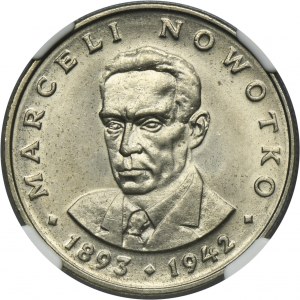 20 złotych 1974 Nowotko - NGC MS62
