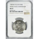 500 złotych 1989 50. rocznica Wojny Obronnej Narodu Polskiego - NGC MS65