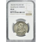 50 złotych 1981 Władysław I Herman - NGC MS66