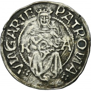 Hungary, Louis II of Hungary, Denarius Kremnitz 1520 KA