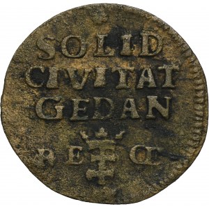 Augustus III of Poland, Schilling Danzig 1763 REOE