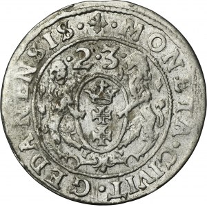 Sigismund III Vasa, 1/4 Thaler Danzig 1623 - PR•