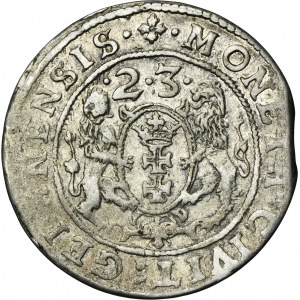 Sigismund III Vasa, 1/4 Thaler Danzig 1623 - PR•